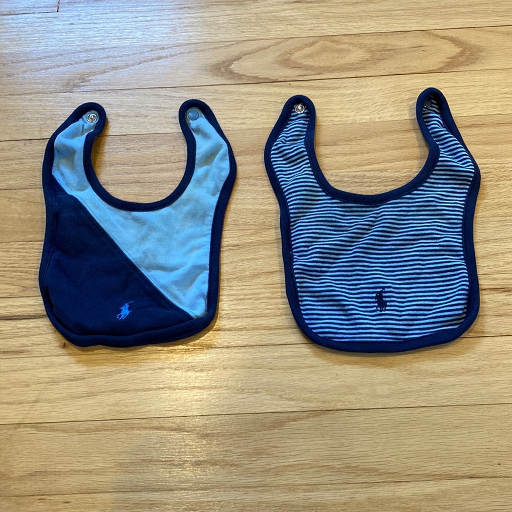 Set of two Ralph Lauren baby boy bibs
